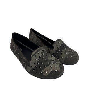 Call It‎ Spring Topolcany Studded Camo Flats Womens Size 7.5 Comfortable Loafers